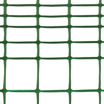 Сетка садовая ФД-45, ячейки 15x45/45x45мм, рулон 1x5м, зеленая