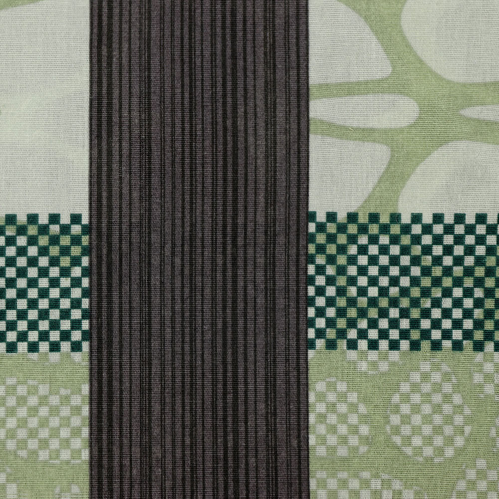 Бязь Премиум, 135-140 г/м2, ш. 220 см, с рисунком, зеленая