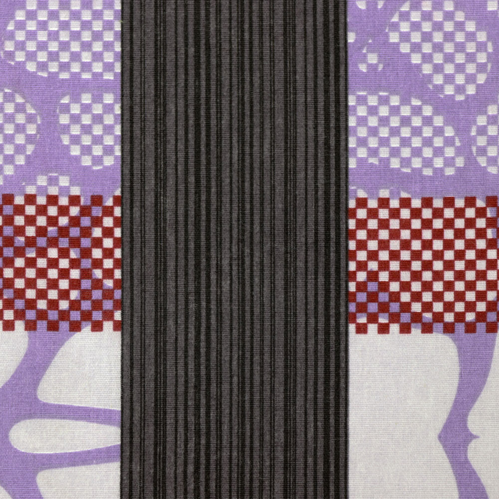 Бязь Премиум, 135-140 г/м2, ш. 220 см, с рисунком, сиреневая