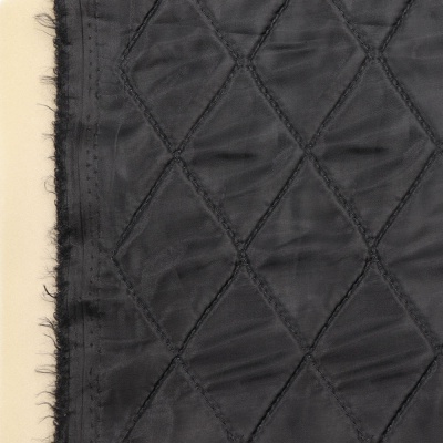 Стежка прошитая на поролоне 3 мм, ш. 150 см, черная, крупная, цена 306.50 руб