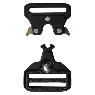 Фастекс металлический, под ремень 25 мм, черный, цена 526.50 руб