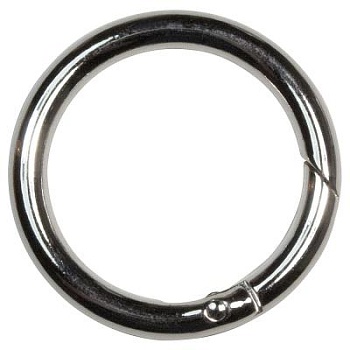 Кольцо-карабин 058О, d 38 мм, никель