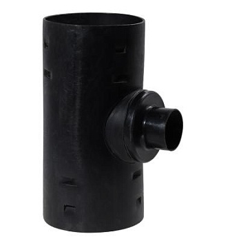 Тройник d=160/d=63/d=160 для дренажных труб