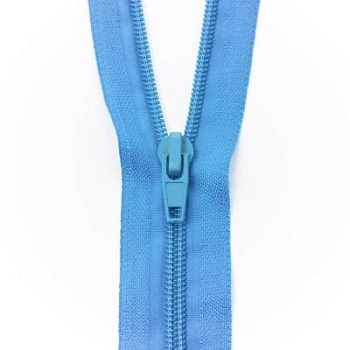 Молния Т5, витая, 65-80 см, голубая