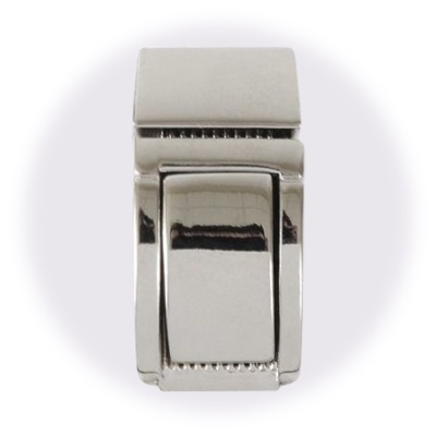 Замок для сумки РХ109 цупферный, никель, цена 175.50 руб