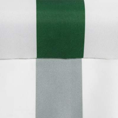 Ткань тентовая «Оксфорд 240D PU 1000», 140 г/м2, ш. 150 см, полоска, бело-зеленый, цена 