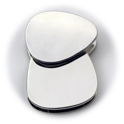 Замок для сумки Д2032 пружинный, никель, цена 