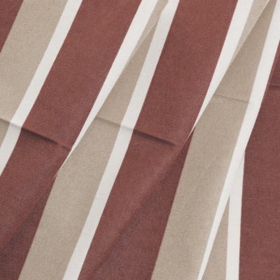 Ткань тентовая «Престиж», ш. 148 см, полоса, коричневая, цена 896 руб