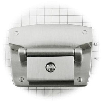 Замок портфельный 4262 с ключом, никель