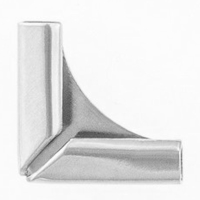 Уголок для сумки КД0010, никель, цена 14 руб