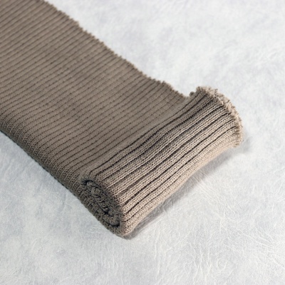 Резинка трикотажная, 35 см, темно-бежевая, цена 