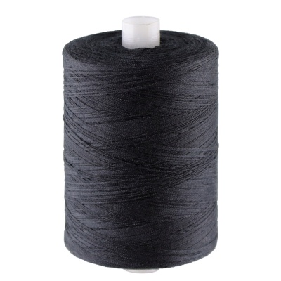 Нитки 45ЛЛ, лавсан, 2500 м, черные, цена 