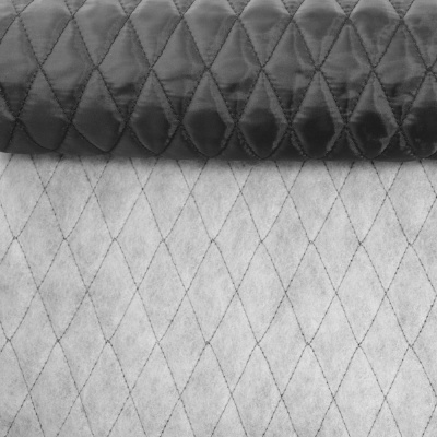 Стежка прошитая на синтепоне, 100 г/м2, ш. 150 см, черная, цена 313.50 руб