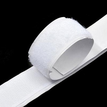 Липучка, 25 мм, белая