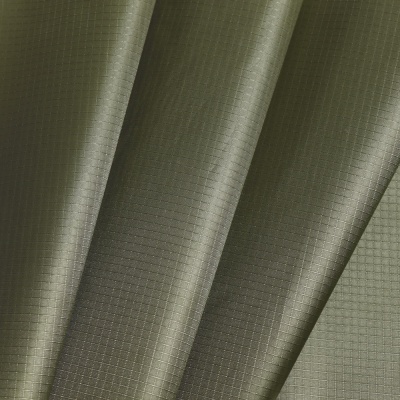 Таффета, 210Т, Ripstop, PU 4000, полиэстер, 85 г/м2, ш. 150 см, хаки, цена 318 руб