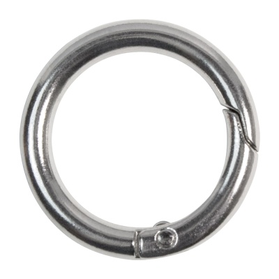 Кольцо-карабин 058О, d 26 мм, никель, цена 127.50 руб
