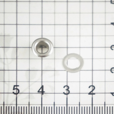 Люверс, 4.6 мм, никель, цена 6 руб