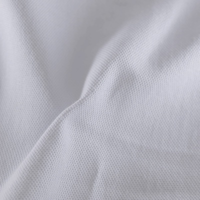 Полотно трикотажное Лакоста, 175-200 г/м2, белый, цена 353 руб