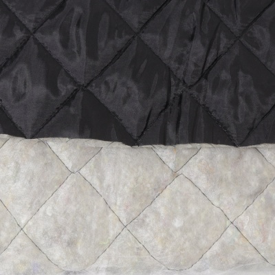 Стежка прошитая 3-х слойная на утеплителе, 250 г/м2, ш. 150 см, черная, цена 250 руб