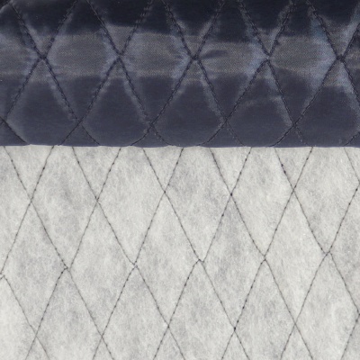 Стежка прошитая на синтепоне, 100 г/м2, ш. 150 см, темно-синяя, цена 329.50 руб