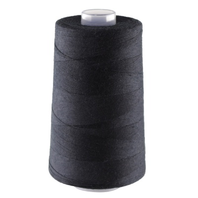 Нитки 70ЛЛ, лавсан, 2500 м, черные, цена 427 руб