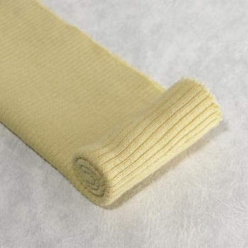 Трикотажная резинка, желтая, 35 см