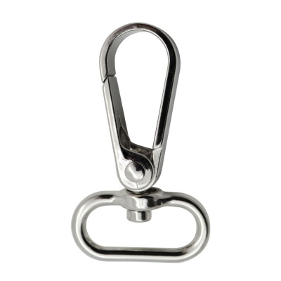 Карабин 5249, под ремень 25 мм, никель, цена 120 руб