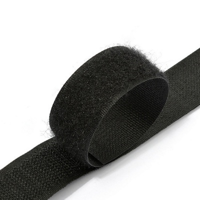 Липучка, 25 мм, черная, цена 47 руб