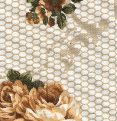 Принт на хлопке Flo Beige, 230 г/м2, ш. 140 см, цена 669.50 руб