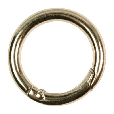 Кольцо-карабин 058О, d 26 мм, золото, цена 127.50 руб
