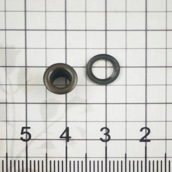 Люверс, 4.6 мм, антик