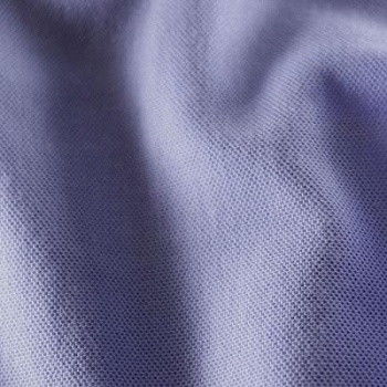 Полотно трикотажное Лакоста, 240 г/м2, синий, смесовая