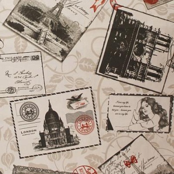 Принт на велюре Darling, 255 г/м2, ш. 145 см