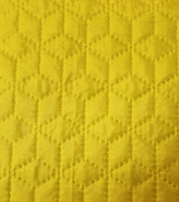 Стежка термическая Цветок на синтепоне, 100 г/м2, ш. 150 см, желтая, цена 213.50 руб