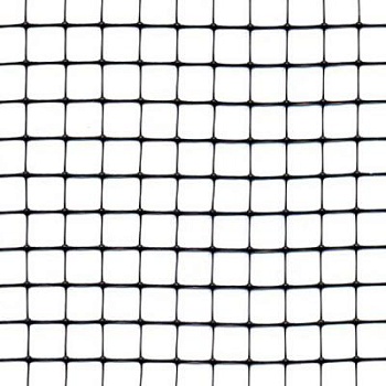 Сетка пластиковая Универсал М, ячейка 13x15мм, рулон 2x100м, черная