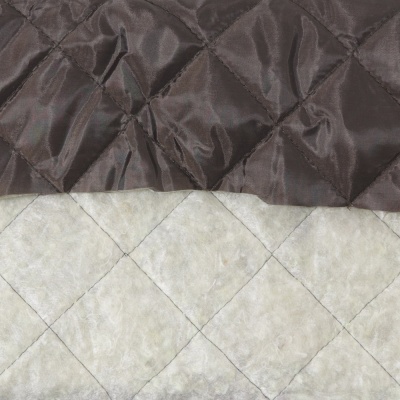 Стежка прошитая 3-х слойная на утеплителе, 250 г/м2, ш. 150 см, темно-коричневая, цена 