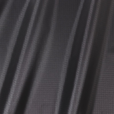 Таффета, 210Т, Ripstop, PU 4000, полиэстер, 85 г/м2, ш. 150 см, черный, цена 318 руб