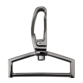 Карабин 5044-5056, под ремень 38 мм, блэк никель