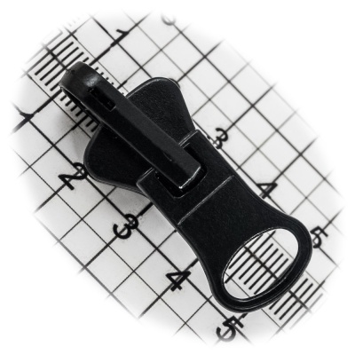 Бегунок №08, для тракторной молнии, перекидной, черный, цена 55.50 руб