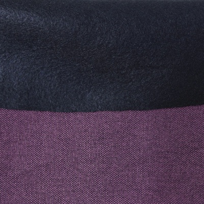 Рогожка на флисе Luna, Черный виноград, 493 г/м2, ш. 140 см, цена 944 руб