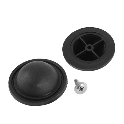 Пукля-ножка МФ483К, для сумки, черная, цена 12 руб