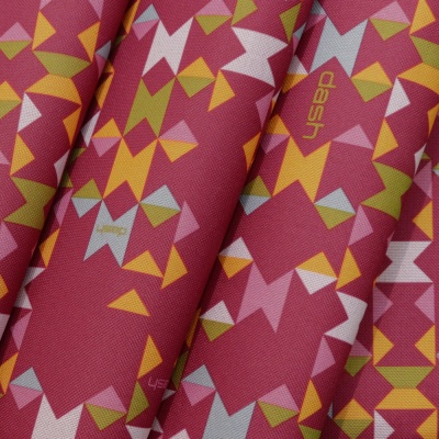 Ткань тентовая 600D, 400 г/м2, ш. 150 см, принт Абстракция №51115-1, цена 450 руб