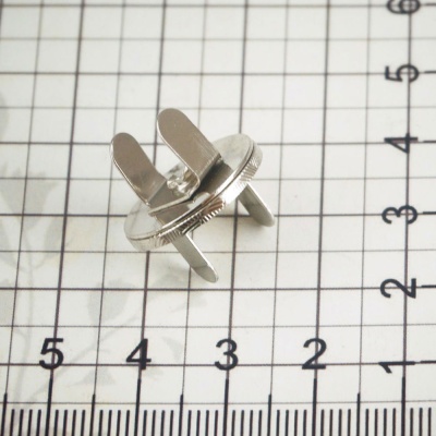 Кнопка магнитная, 18 мм, плоская, никель, цена 