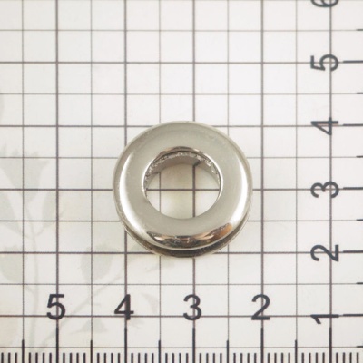 Люверс, 10 мм, винтовой, никель, цена 42 руб