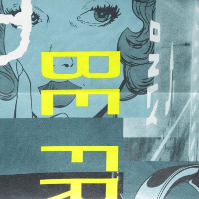 Принт на велюре W-110-2, ш. 145 см, цена 