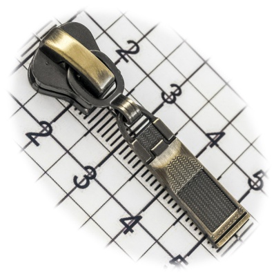 Бегунок №05, для тракторной молнии, декоративный, антик, цена 64 руб