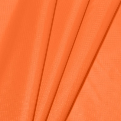 Таффета, 210Т, Ripstop, PU 4000, полиэстер, 85 г/м2, ш. 150 см, ярко-оранжевый, цена 334 руб
