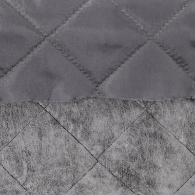 Стежка прошитая 3-х слойная на утеплителе, 250 г/м2, ш. 150 см, темно-серая, цена 262.50 руб