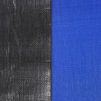 Полотно тентовое Тарпаулин, 280 г/м2, 2x50 м, черный/темно-синий