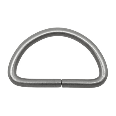Полукольцо, под ремень 38 мм, матовый никель, цена 